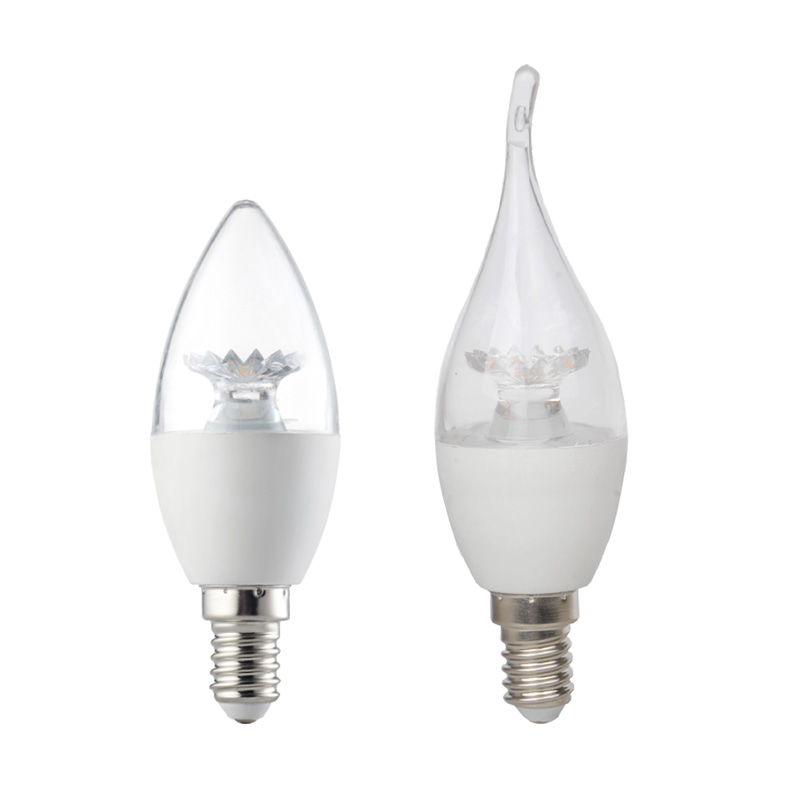 LED C37 CAL37 Candle Light Bulb with Lens